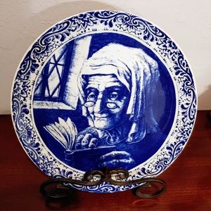 Boch la louviere delfts collectible plate